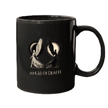 Discover Angel of Death - Sun And Moon Mystical Artwork Mugs