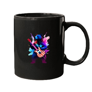 Discover Merica Bear - Rock'n Out! Mugs