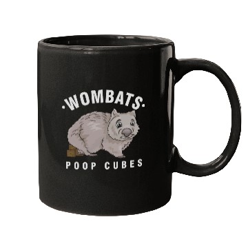 Discover Cute Wombat Lover Wombats Poop Cubes Wombat Owner Mugs