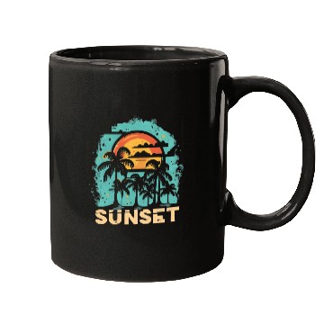 Discover sunset, great gift for high-end people Mugs