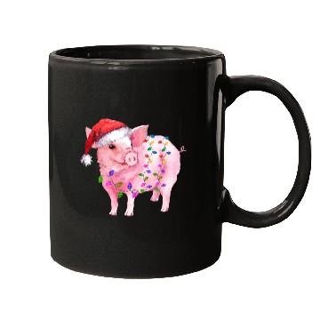 Discover Pig Christmas Light Mugs
