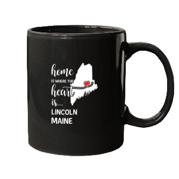 Discover Lincoln County Maine Is Where My Heart Is Gift Mugs