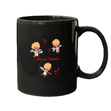 Discover Spread love and Embrace cupid's charm! Mugs