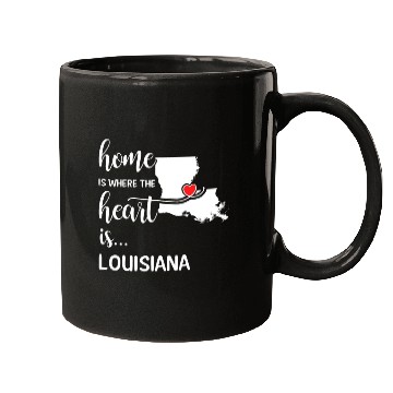 Discover Louisiana Home Is Where Heart Is Cool Gift Mugs