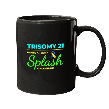 Discover Down Syndrome Awareness Trisomy 21 Splash Mugs