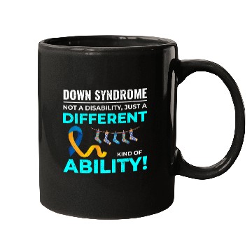 Discover Down Syndrome Awareness Different Ability Mugs