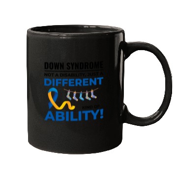 Discover Down Syndrome Awareness Different Ability Mugs