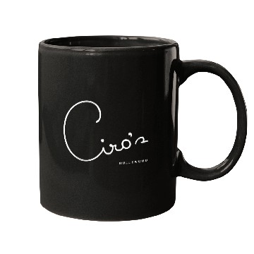 Discover Ciro's Hollywood Vintage Mugs Landmark LA Club