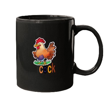 Discover cute cock animal Mugs