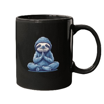 Discover Sloth Yoga Relaxation Chill Chilling Gift Mugs