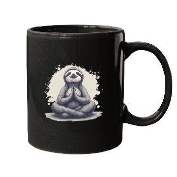 Discover Sloth Yoga Relaxation Chill Chilling Gift Mugs