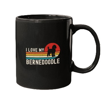 Discover I Love My Bernedoodle Mugs