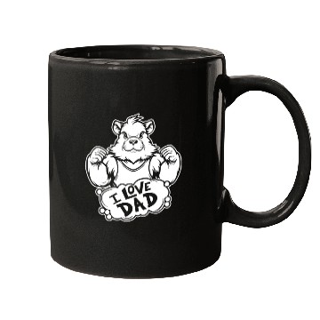 Discover Guinea Pig Cavy I Love Dad Mugs