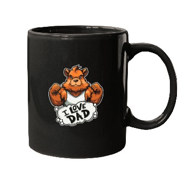 Discover Guinea Pig Cavy I Love Dad Mugs