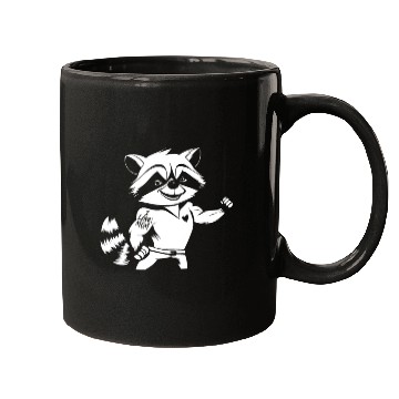 Discover Racoon Biceps Tattoo I Love Mom Mugs