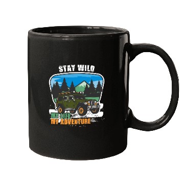Discover My Life My Adventure Mugs
