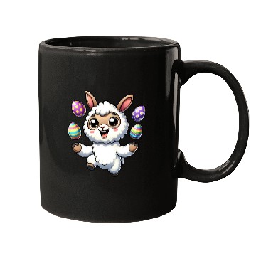 Discover Easter Llama Juggling Mugs