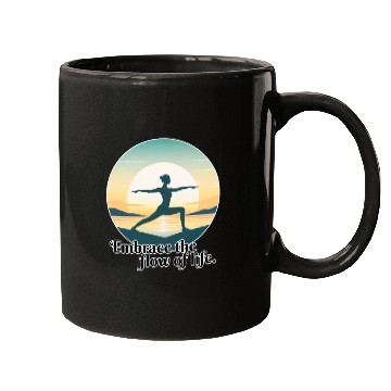 Discover Sunrise Yoga Pose Mugs