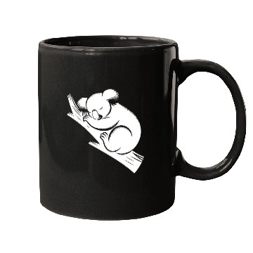 Discover Sleeping Koala On A Branch Mugs