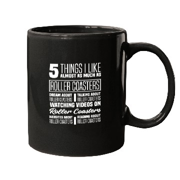 Discover Roller Coaster Riding Roller Coaster Fan Mugs