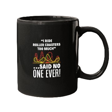 Discover Roller Coaster Fan Mugs