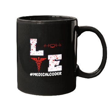 Discover Medical Coder Valentine's Day Design Mugs