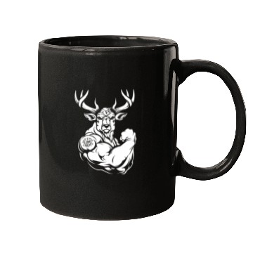 Discover Deer Biceps Tattoo I Love Mom Mugs