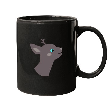 Discover Fantasy Deer Like Animal Head Vector 3 Colors Mugs
