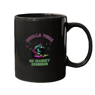 Discover Gorilla Vibes no Monkey Business Gorillas Mugs