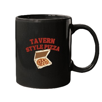 Discover Chicago Square Cut Tavern Style Pizza Design Mugs