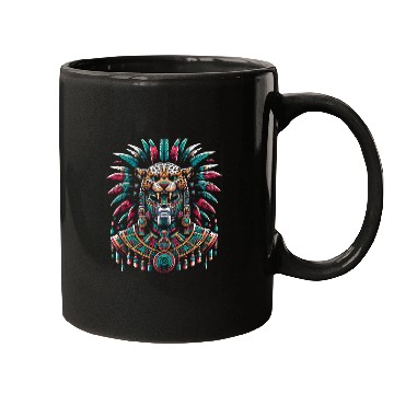 Discover Aztec Jaguar Warrior Aztec Culture Indigenous Mugs