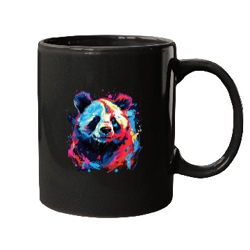 Discover Watercolor Colorful Panda Colorful Animals Mugs