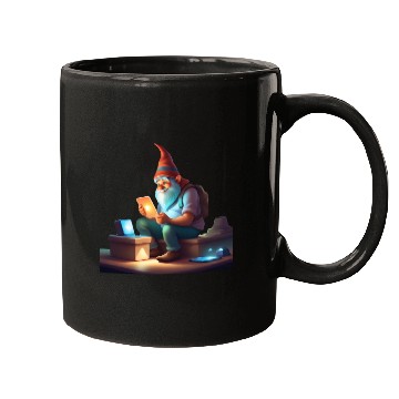 Discover A Father's Day Gnome as a tech-savvy dad Mugs