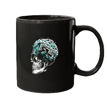 Discover Surfing Surfer Skull Skull Nature Mugs
