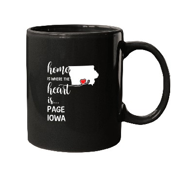 Discover Page County Iowa Is Where My Heart Is Gift Mugs