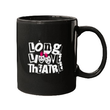 Discover Long Live Theatre Theater Punk Rock Mugs