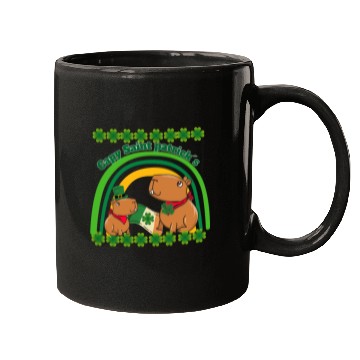 Discover Capybara saint Patrick´s day Mugs