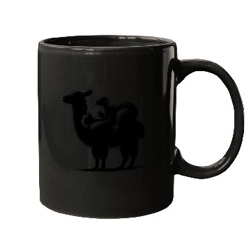 Discover Cuddly Llama With A Chilling Koala On Its Back Mugs