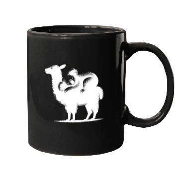 Discover Cuddly Llama With A Chilling Koala On Its Back Mugs