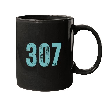 Discover 307 Area Code Wyoming Mugs