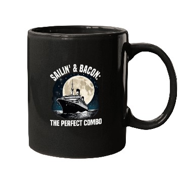Discover Sailing And Bacon Perfect Combo Cruise Ship Mugs