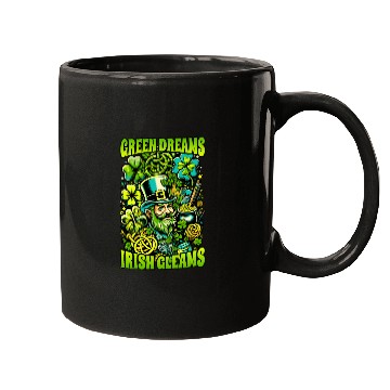 Discover green dreams irish gleams Mugs