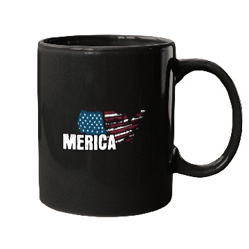 Discover MERICA 4th of July Relaxed Patriot Mugs