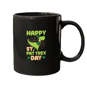 Discover Funny St Patricks Day Happy St. Pat T-Rex Day Mugs