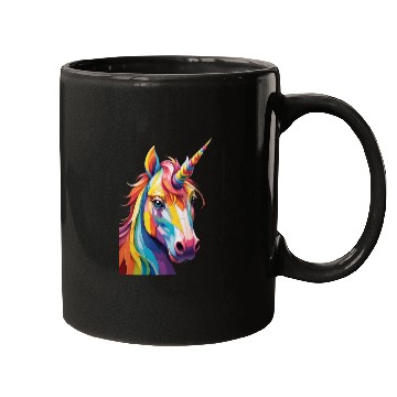 Discover Colorful Rainbow Unicorn Mugs