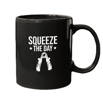 Discover Squeeze The Day Workout Gym Quote Mugs