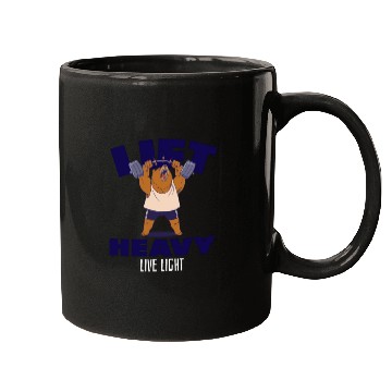 Discover Mugs design with bear training at gym