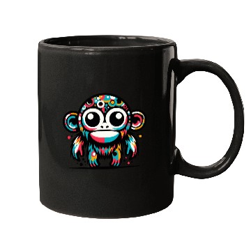 Discover Chromatic Chimp: A Spectrum of Wonder Mugs