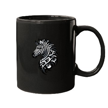 Discover Zebra's Abstract tone Mugs
