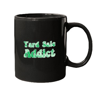 Discover Yard Sale Addict green camo Mugs